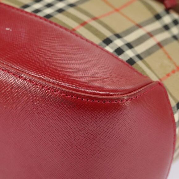 Burberry Nova Check Beige Canvas Backpack Bag (Pre-Owned) - Picture 8 of 16